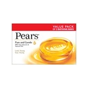 Pears Pure and Gentle Soap Bar, 125g (Pack of 3) Image