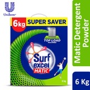 Surf Excel Matic Top Load Detergent Washing Powder 4+2 kg, Specially designed for Tough Stain Removal on Laundry in Washing Machines Image