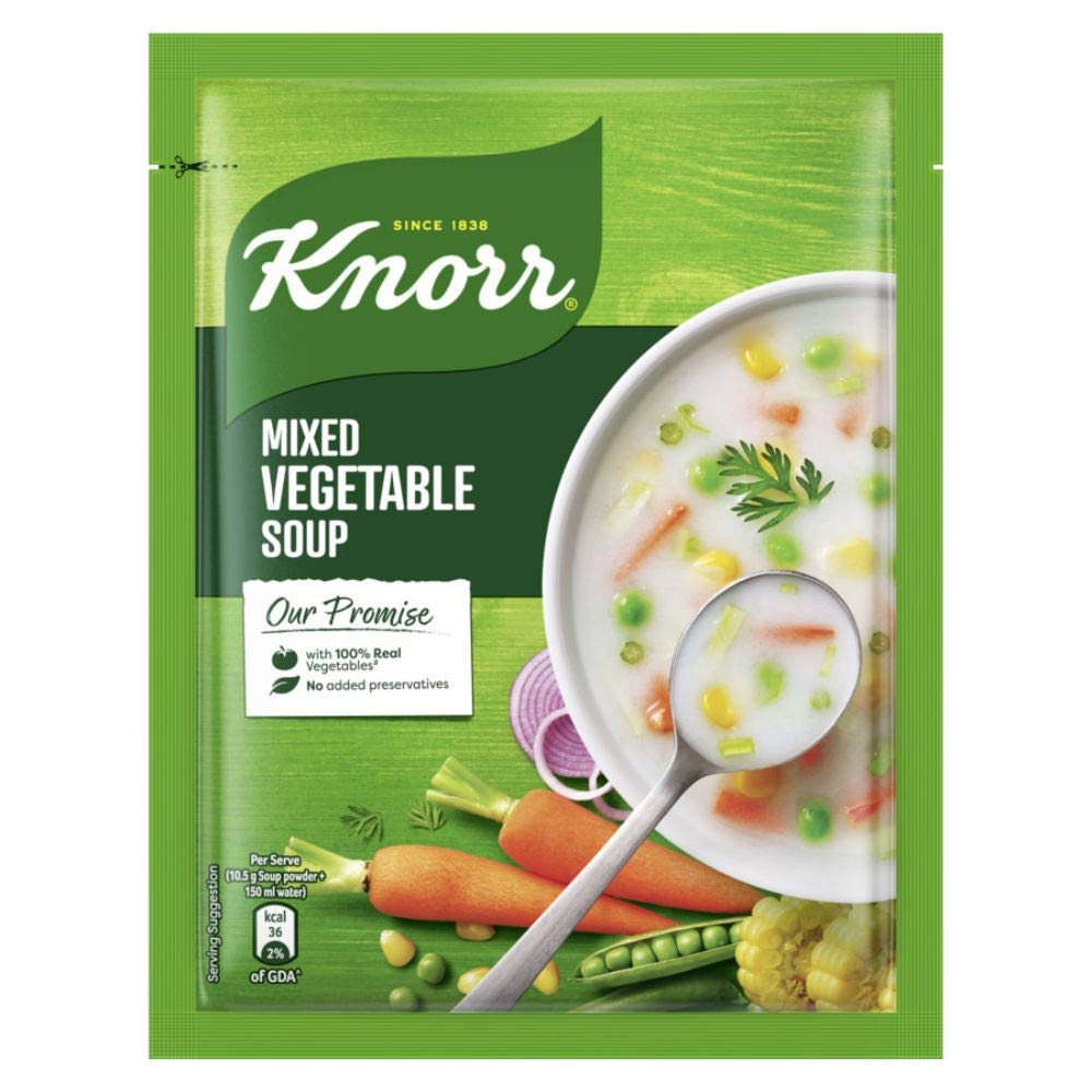 Knorr Mixed Vegetable Soup - No Added Preservatives, 40 g Image