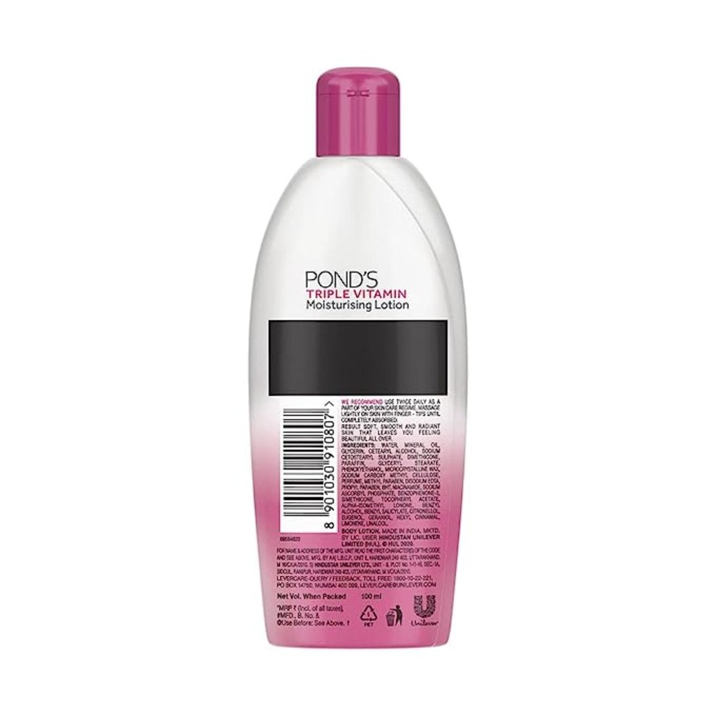 POND'S Triple Vitamin Moisturising Body Lotion 100 ml Image
