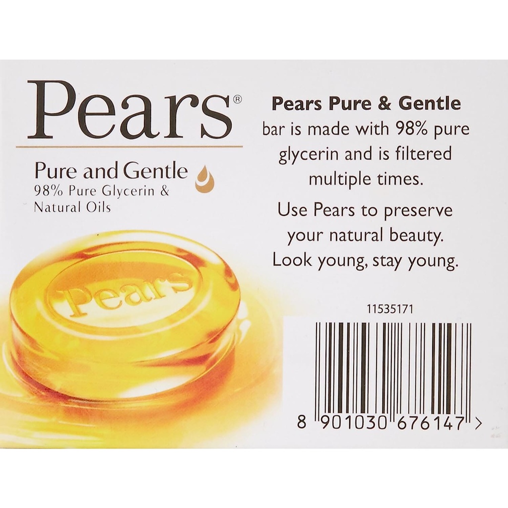 Pears P&G Plants Oil Soap Bar 125G*5PC Image