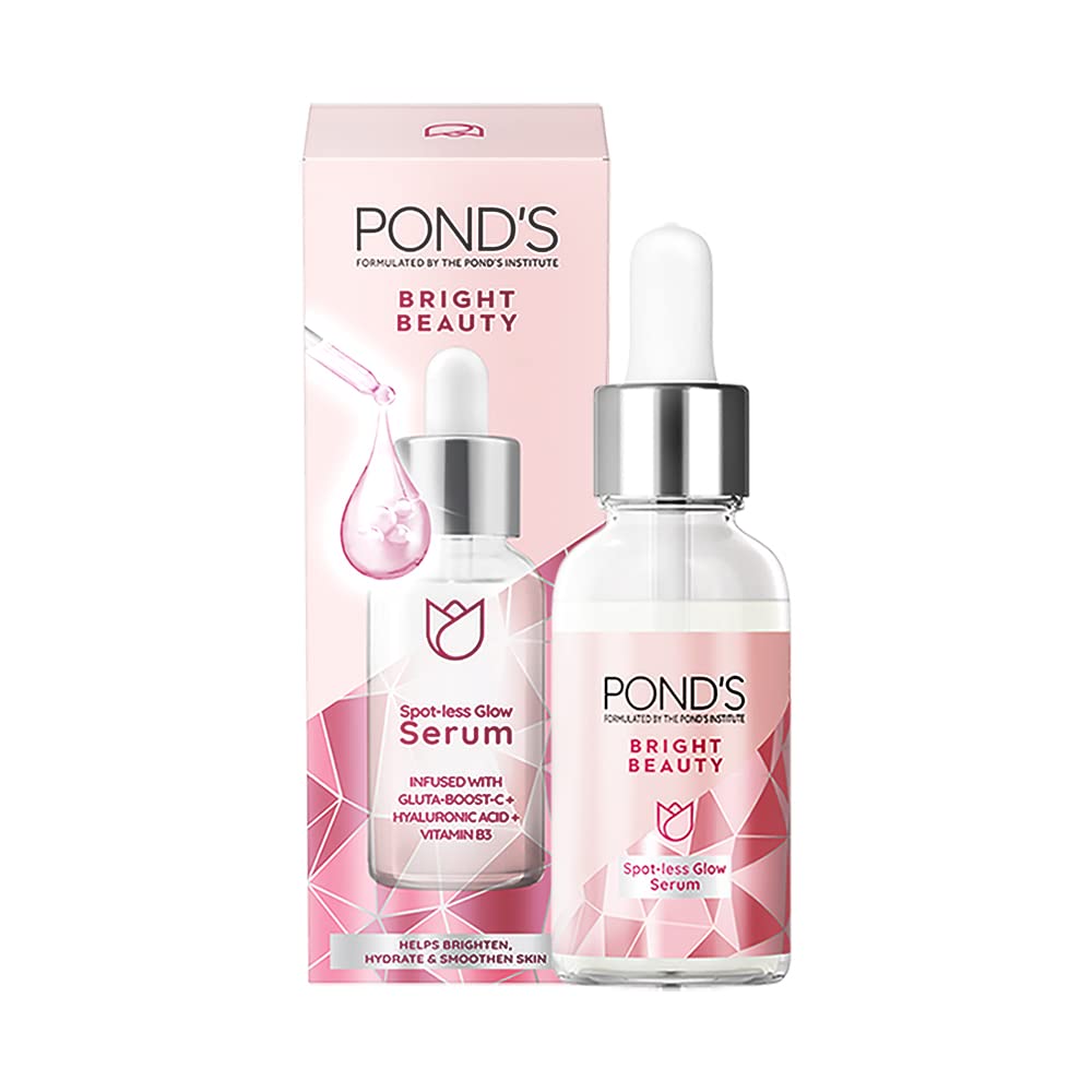 Pond's Bright Beauty Spot-less Glow Serum Infused with Hyaluronic Acid Vitamin B3 Gluta - Boost - C 30ml Image