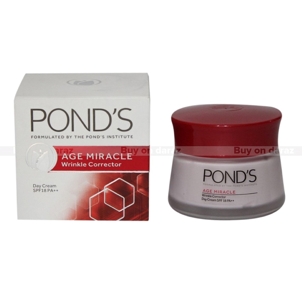 Ponds Age Miracle Wrinkle Corrector Day Cream SPF 18 PA++ 50G Image