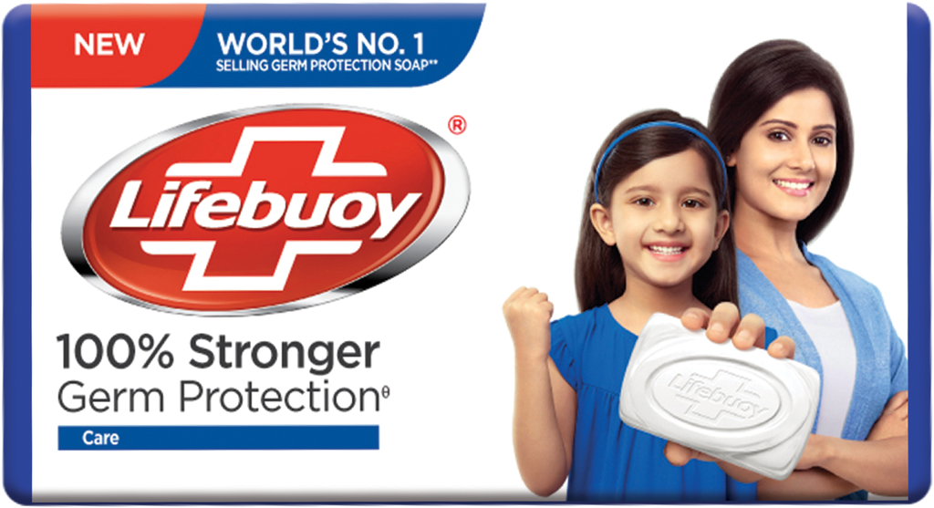 Lifebuoy Care Bar Soap 95G (Pack of 4) Image