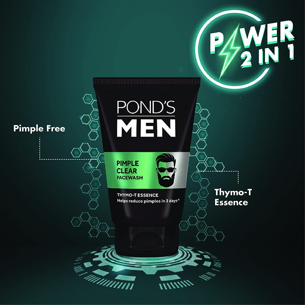 Pond's Men Pimple Clear Face Wash 100gm Image