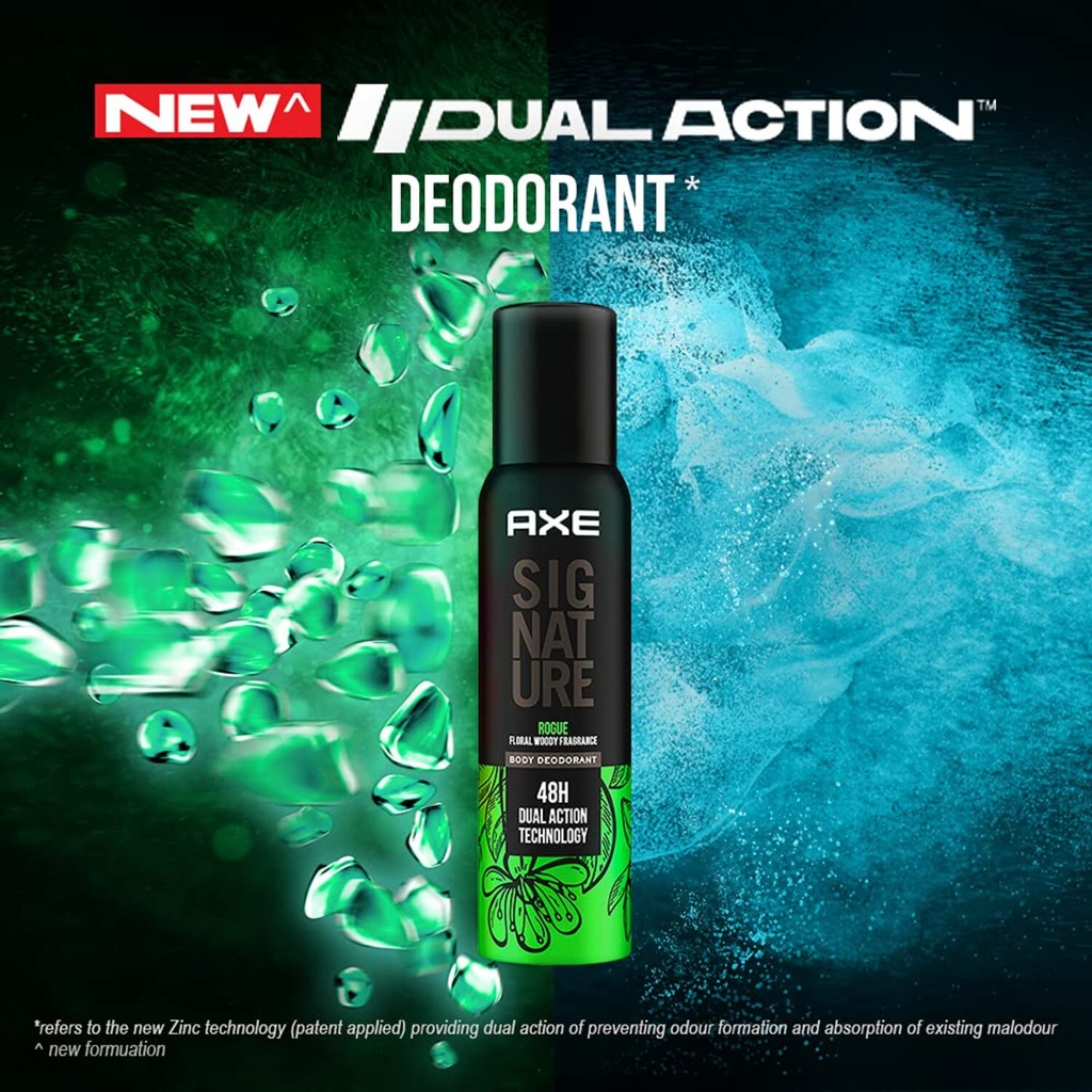 Axe Signature Rogue Long Lasting No Gas Deodorant Bodyspray Perfume for Men 154 ml Image