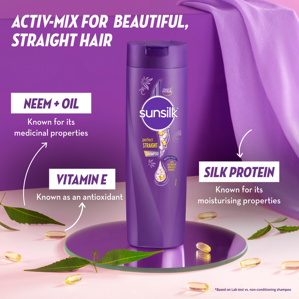 Sunsilk Perfect Straight shampoo 325ml Image