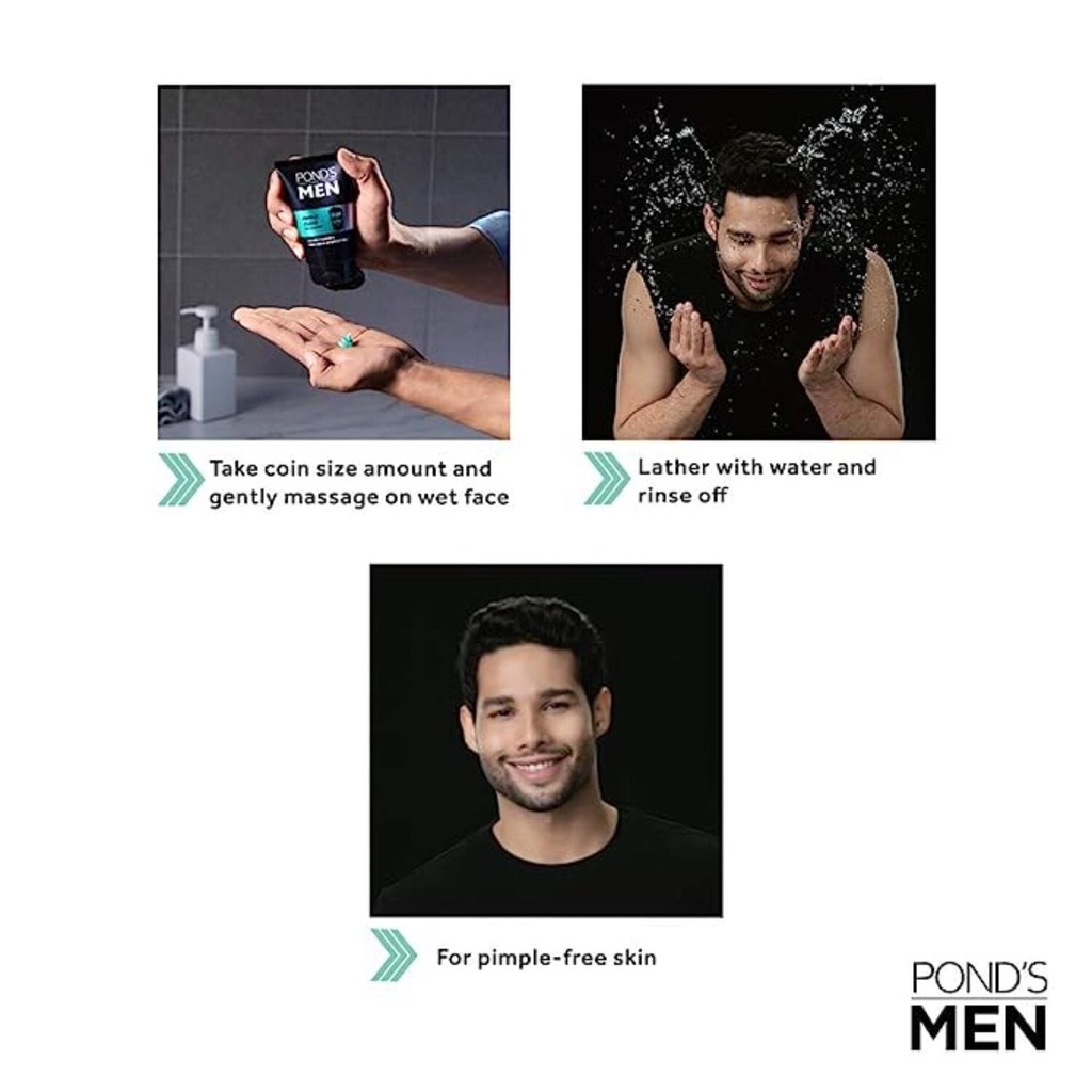 Pond'S Men Oil Clear Facewash 50 Gm Image