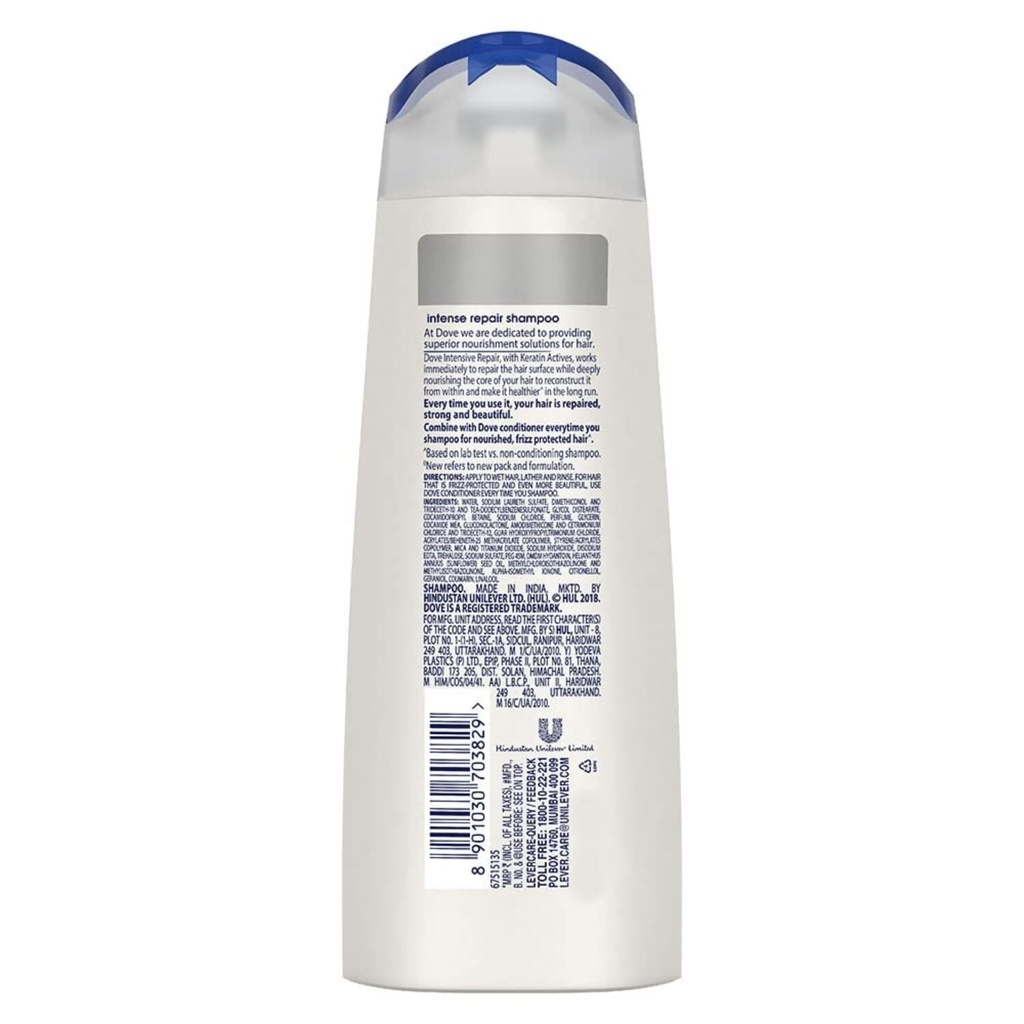 Dove Shampoo Intense Repair 175 ml Image