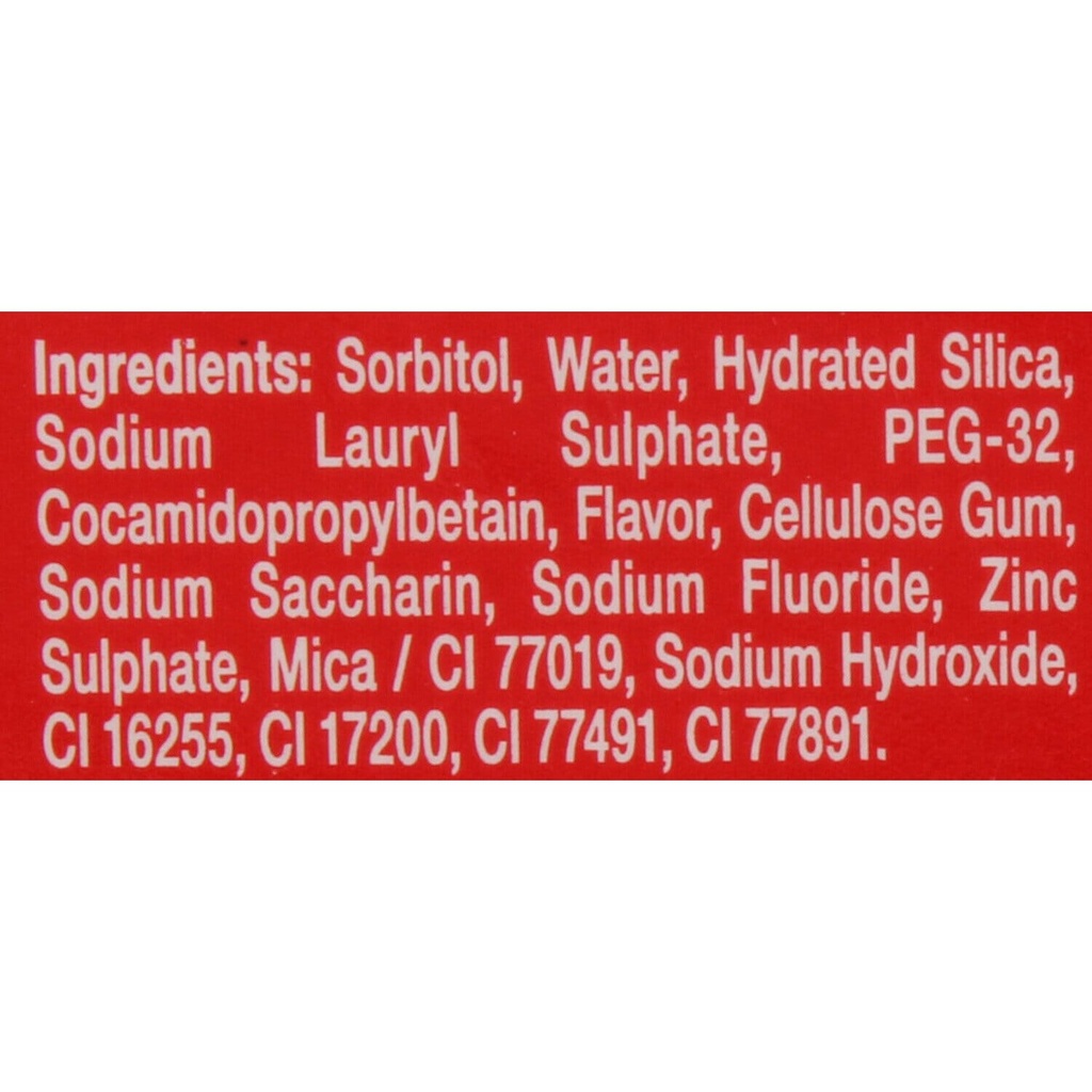 Closeup Red Everfresh Toothpaste 150G Image