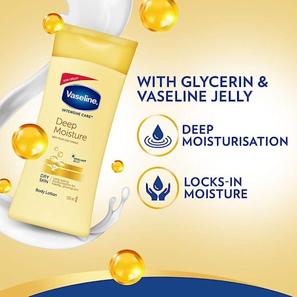 Vaseline Deep Moisture Body Lotion 100ml Image