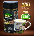 Bru Platina Coffee Powder 75G Image