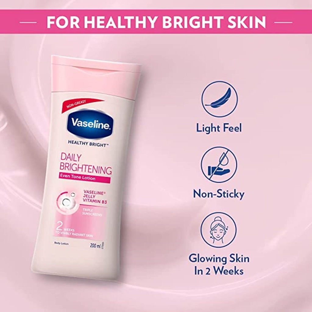 Vaseline Daily Brightening Body Lotion 100ml Buy 3 Get 1 Free Image