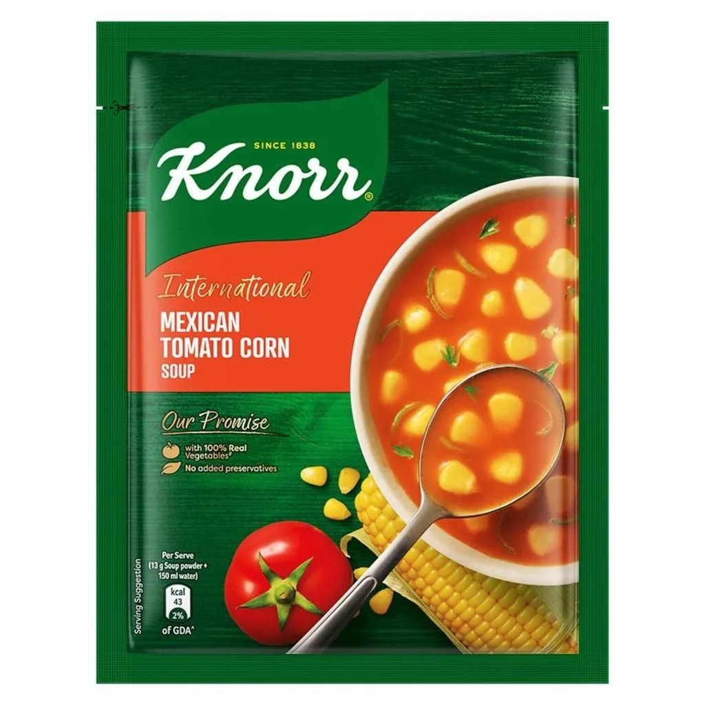 Knorr Mexican Tomato Corn Soup 52G Image
