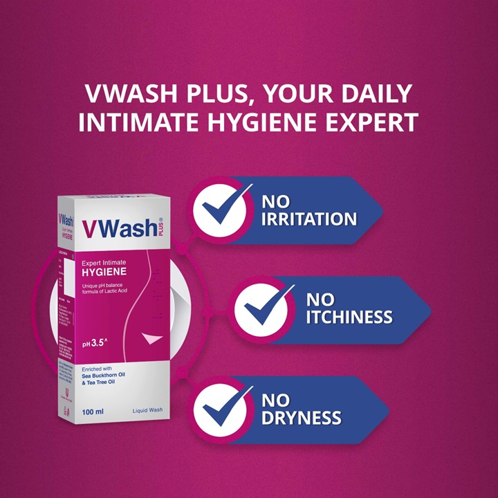VWash Plus Expert Intimate Hygiene, 350 ml Image