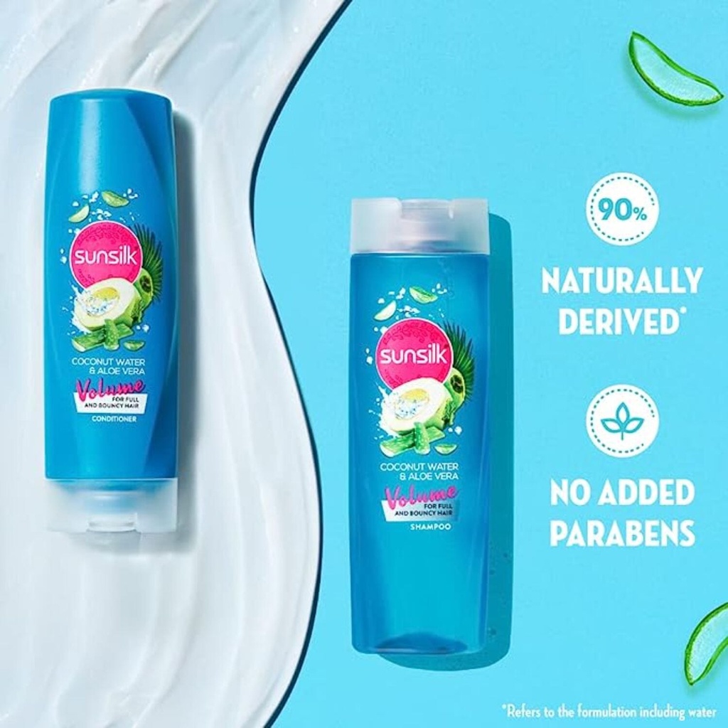 Sunsilk Coconut Water & Aloe Vera Volume Hair Shampoo, 195 ml Image