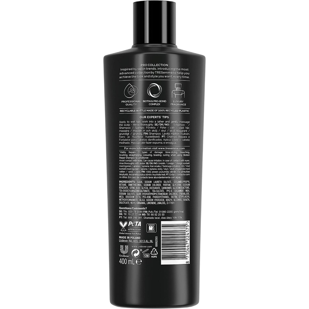 Tresemme Biotin+Repair Shampoo 400ML Image