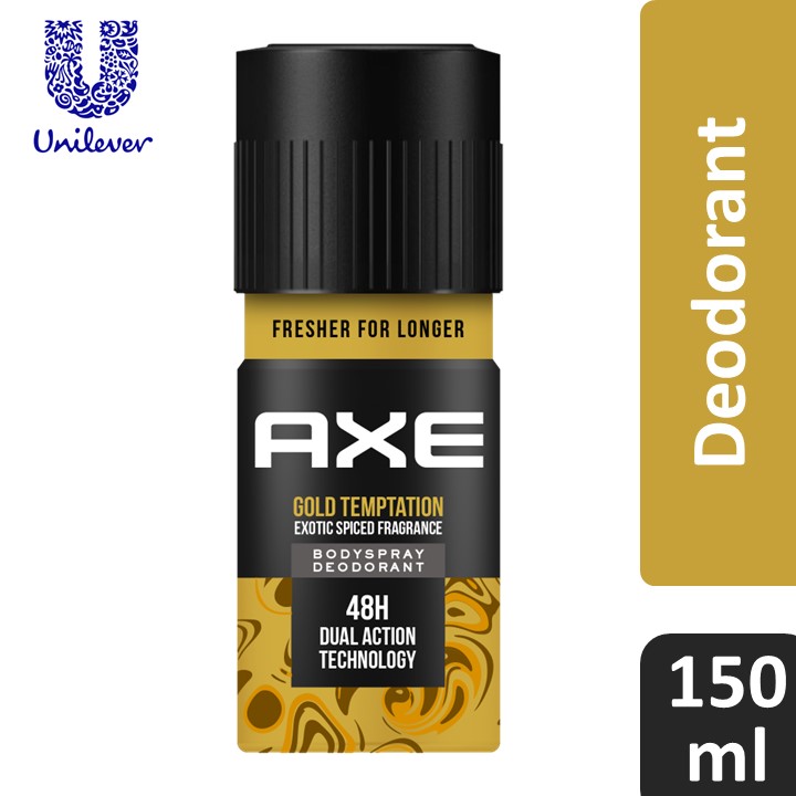 Axe Gold Temptation Body Spray 150ML For Men Image