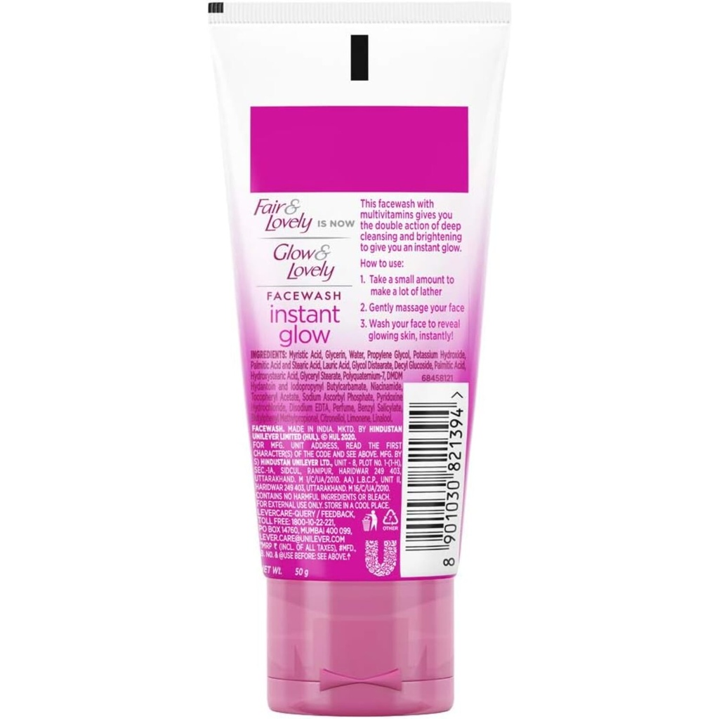 Glow & Lovely Deep Clean Glow Multivitamins Face Wash For Bright Skin 50 g Image