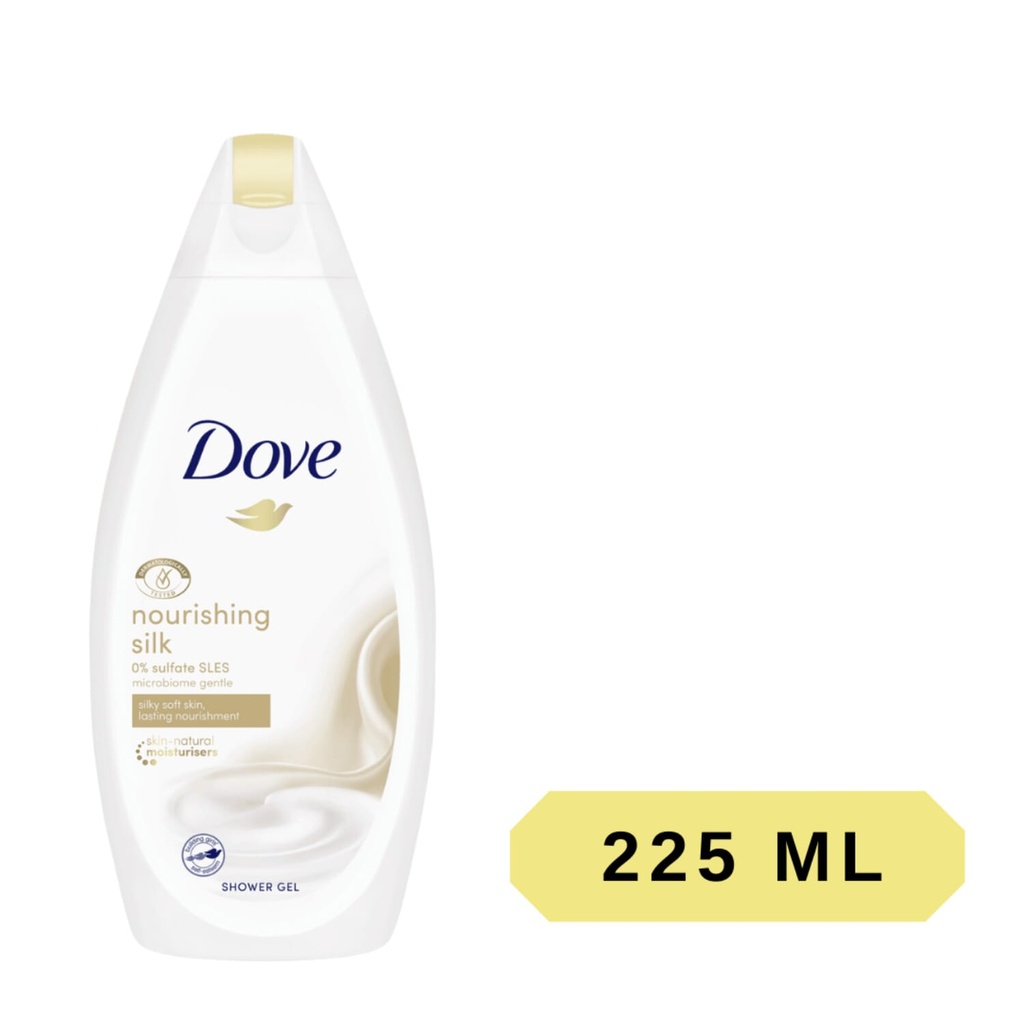 Dove Nourishing Silk Body Wash 225ML Image