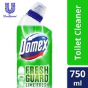 Domex FreshGuard Toilet Cleaner Liquid - 750ML  Lime Fresh  Fights Malodor for 3 days Image