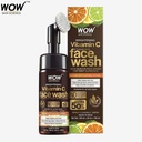 WOW Skin Science Vitamin C Foaming Face Wash With Built In Face Brush For Deep Cleansing 150 Ml Image