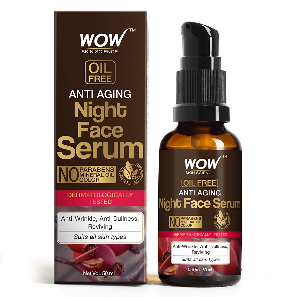WOW Skin Science Anti Aging Night Face Serum 50ml Image