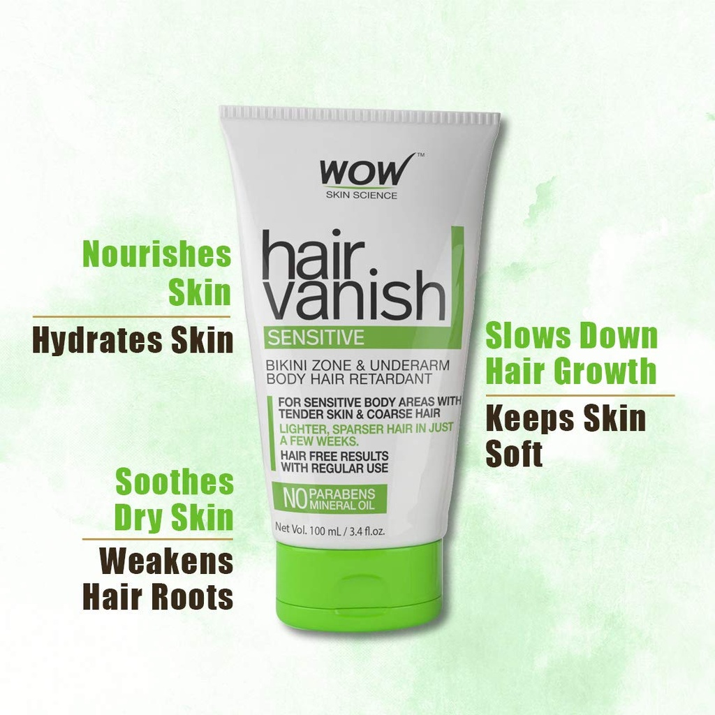 WOW Skin Science Hair Vanish Sensitive - 100 ml Image