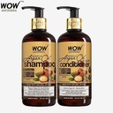 WOW Skin Science Moroccan Argan Oil Hair Shampoo and Conditioner Kit (300+300) ML Image