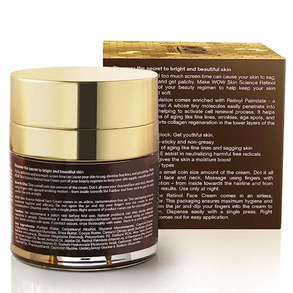 WOW Skin Science Retinol Face Cream - 50 ml Image