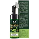 WOW Skin Science Green Tea Foaming Face Wash with Built In Face Brush 150 ML Image