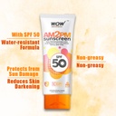 WOW Skin Science AM2PM SPF50 Water Resistant No Parabens & Mineral Oil Sunscreen Lotion - 100 ml Image
