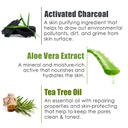 WOW Skin Science Charcoal Foaming Face Wash with Built In Face Brush 150 ML Image