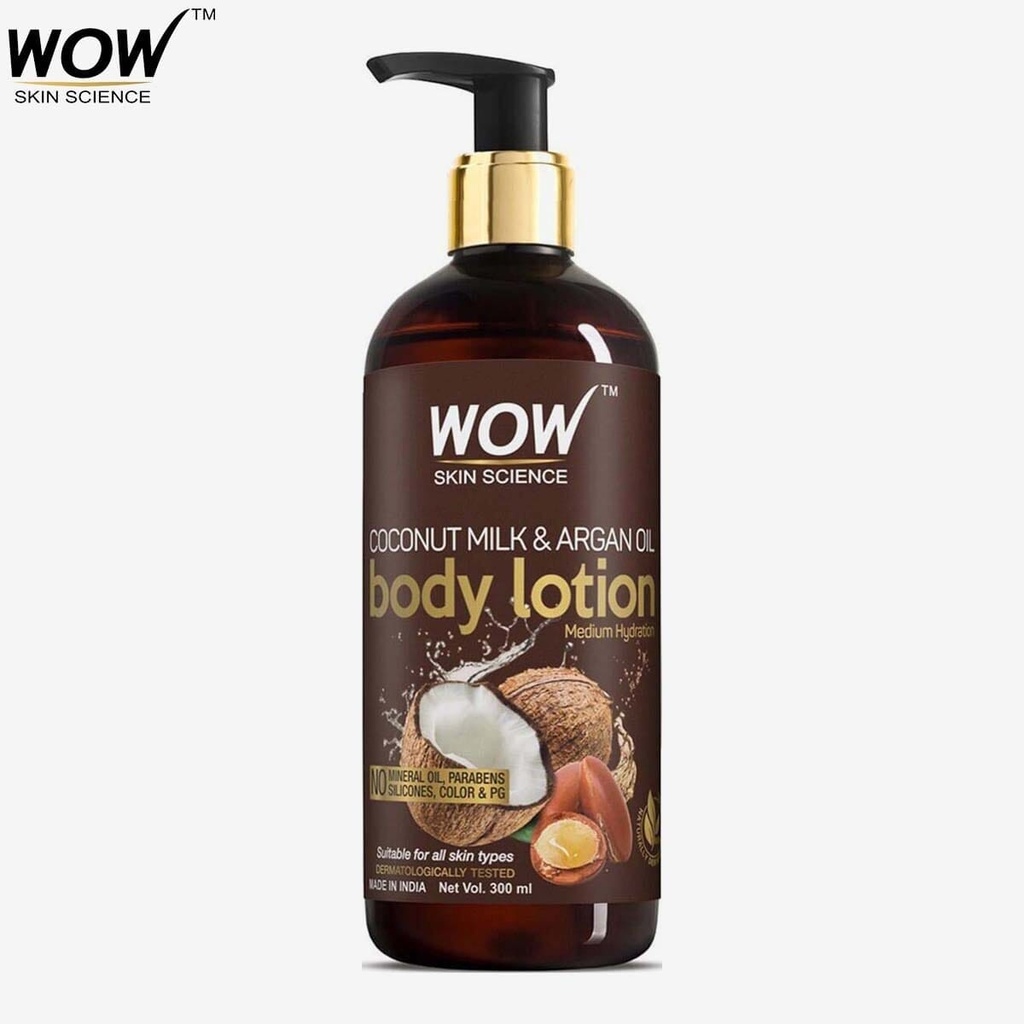 WOW Coconut Milk with lactic Acid  Body Lotion - 400 ml Image