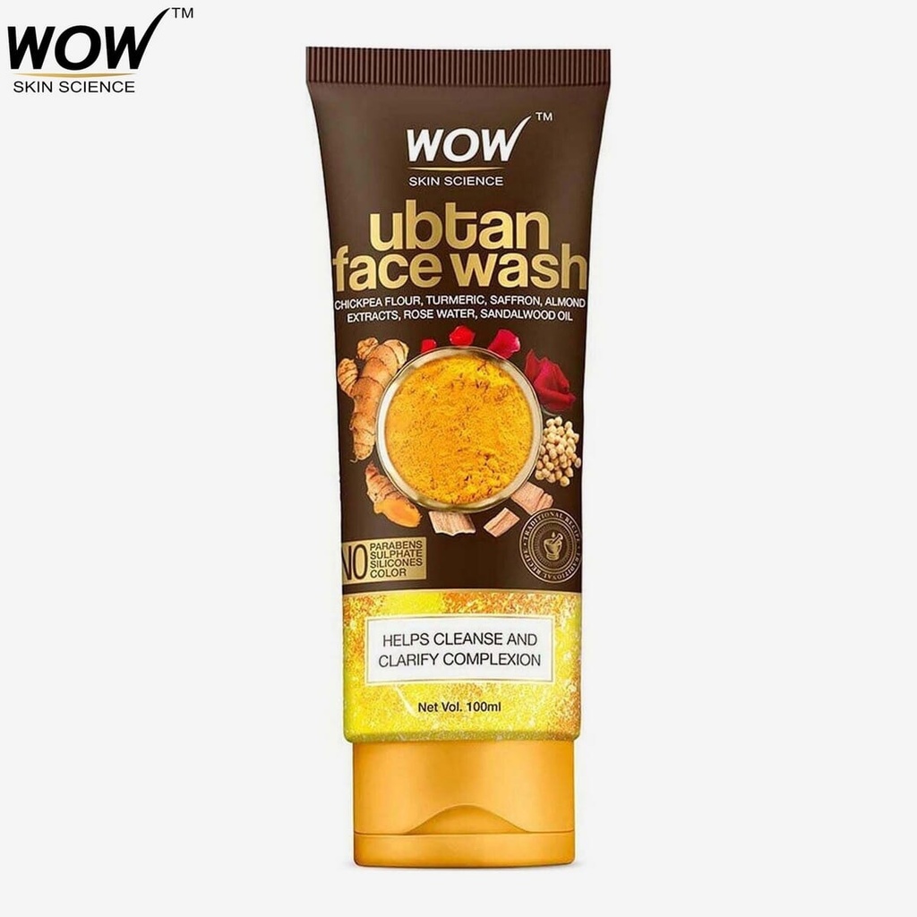WOW Skin Science Ubtan Face Wash 100 ML Image