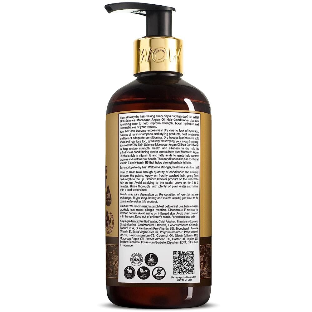 WOW Skin Science Moroccan Argan Oil Conditioner - (300 ml) Image