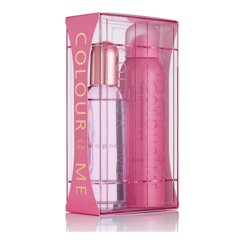 Colour Me Pink Gift Set Edt 100Ml+ Deo 150Ml Image