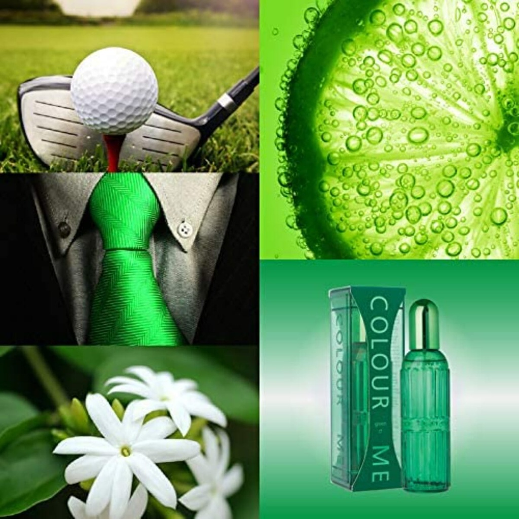 Colour Me Homme Green Edt 90Ml Image