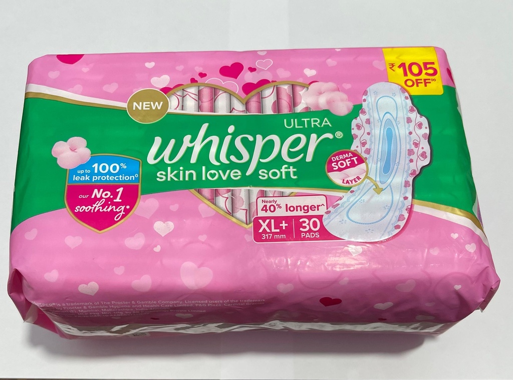 Whisper Ultra Soft XL+ 30's Image