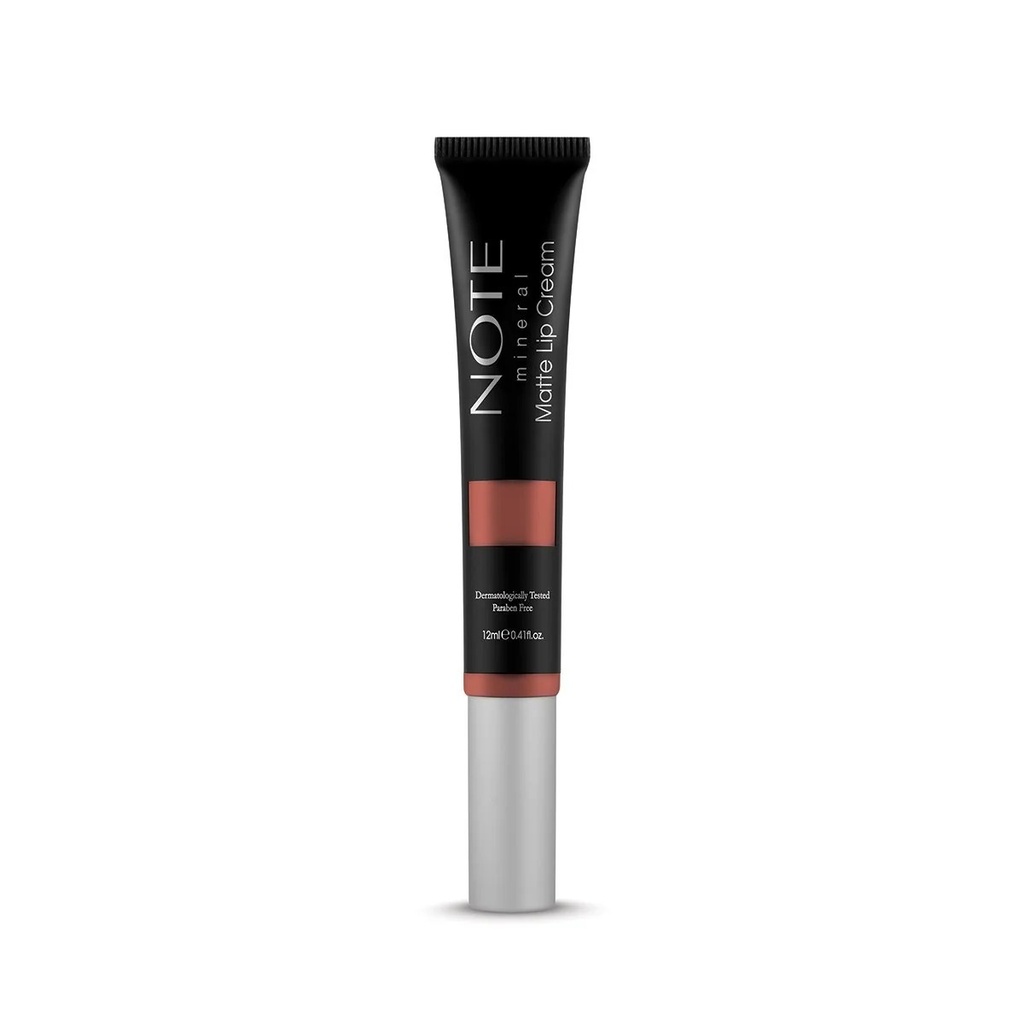 Note Mineral Matte Lip Cream 12ml | Multiple Shades (Choose) | Moisturizes and Protects Image