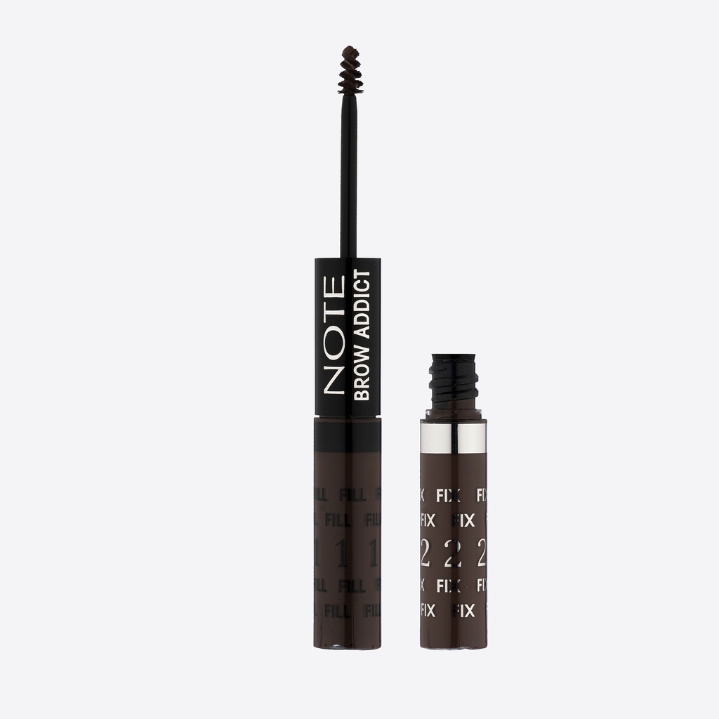 NOTE Brow Addict Eyebrow Tint & Shaping Gel 5ml + 5ml | 2 in 1 | Multiple Shades Available | Contains Walnut Oil Image