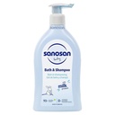 Sanosan Bath & Shampoo 200ml / 500ml | Natural Milk Protein | Healthy Baby Skin Image