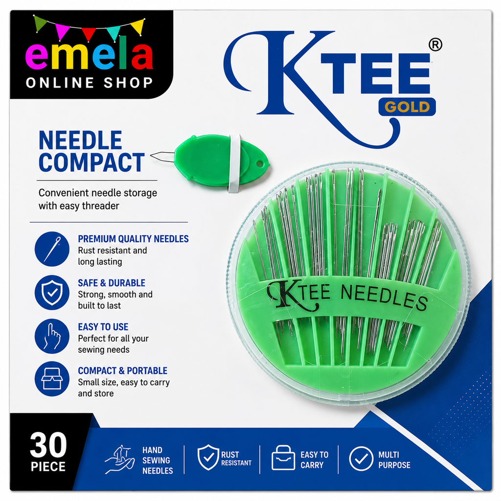 30 PCS Premium Hand Sewing Needles and 1 PCS Threader Image