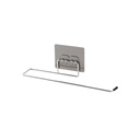 Stainless Steel Self Adhesive Napkin Ring Wall Mount Towel Hanging Holder with Magic Adhesive Pad Image