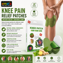 Knee Pain Relief Patches for Instant Relief | Natural Herbal Patches Sticker | Relief of Joint Pains Patch for Muscle Stiffness, Knee, Back, Neck, Shoulder Pain Image
