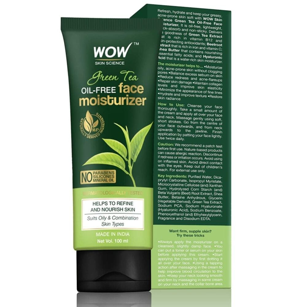 [114041291-1649762553738-0] WOW Skin Science Green Tea Face Moisturizer 100 ml