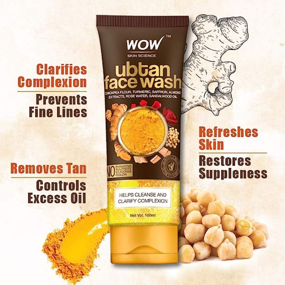 [PSHB002] WOW Skin Science Ubtan Face Wash 100 ML