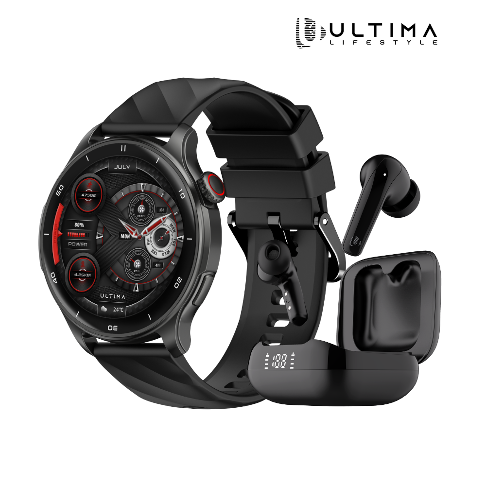 [211Navi-COMBO] Ultima Navigator Combo ( Ultima Watch Navigator + Ultima Boom 211 Earbud With App Support)