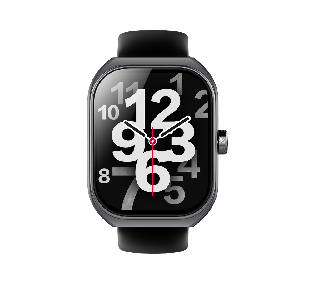 [SWFLEX-BLACK] Ultima Watch Flex, 2.01-inch HD Display, Ultima Fit App, Advanced SingleSync Bluetooth Calling, 24/7 health tracking, 100+ sports modes, SOS, IP67 Waterproof smart watch