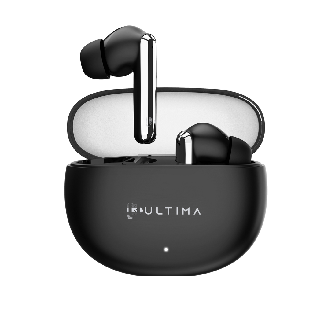 [CTWS311-BK] Ultima Boom 311| Wireless Earbuds | Ultima Link App | Dual Tone Design | ENC | 42H Total Playtime | Low Latency |Deep Bass & Clear Highs | IPX4 Water Resistance | App-Controlled EQ Modes | Swift Pair Bluetooth 5.4 | Voice Assistant Compatible